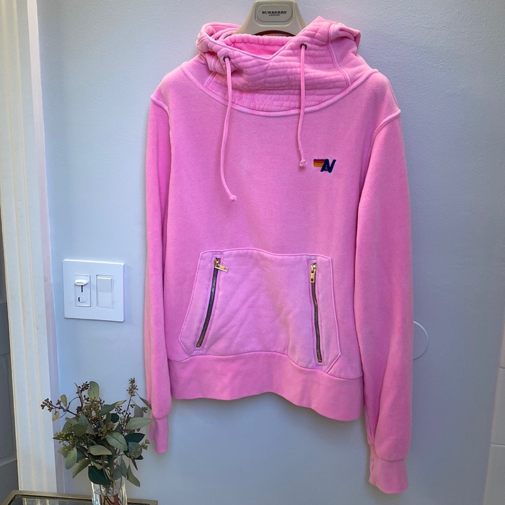 Aviator Nation Neon Pink Ninja Hoodie